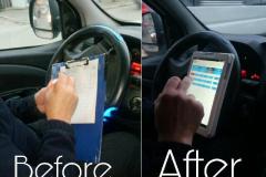 AktifPOS Barkod Sistemleri Araçta Saha Satış Sistemi